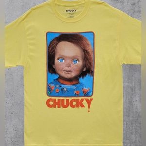 HORROR Chucky Horror Movie X Doll Face Shirt Sz M